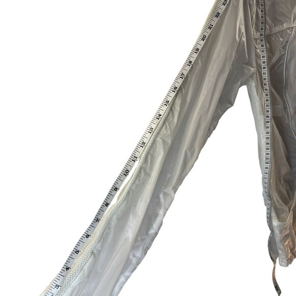 Lululemon Lightweight Hooded Windbreaker Jacket White Size S Nylon - Picture 6 of 8